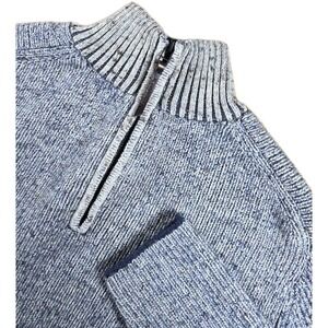 Rodd & Gunn 1/4 Zip Pullover wool 2XLarge Sweater Men's Gray EUROPEAN Yarn